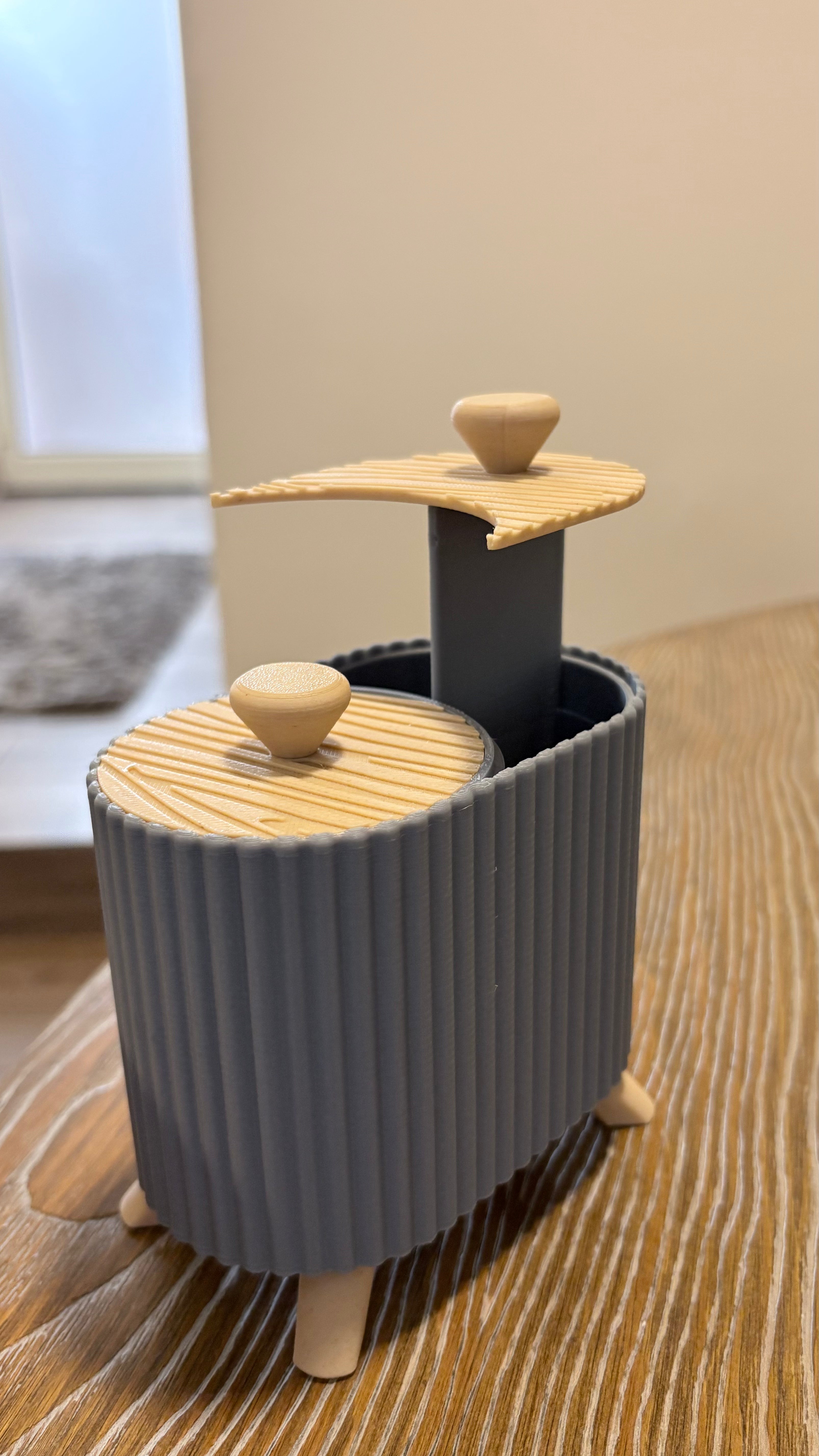 Bathroom Organizer for Cotton Pads & Swabs - Customisable