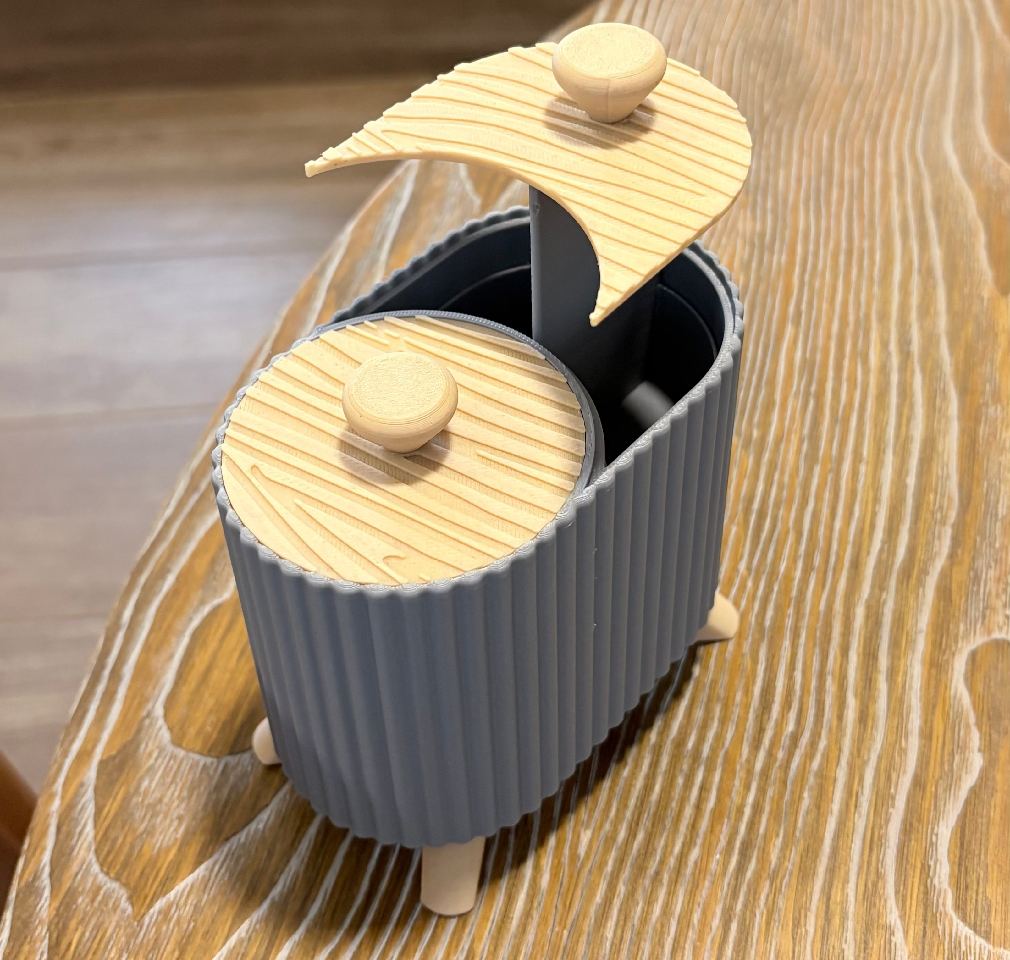 Bathroom Organizer for Cotton Pads & Swabs - Customisable