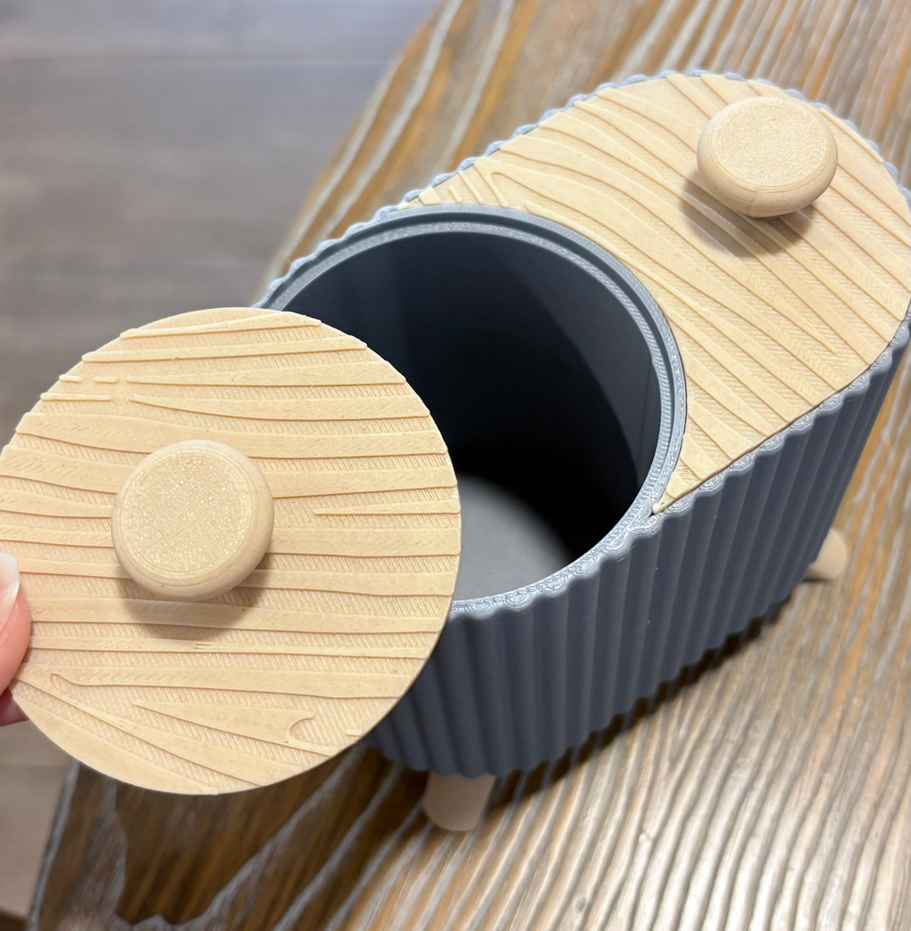 Bathroom Organizer for Cotton Pads & Swabs - Customisable