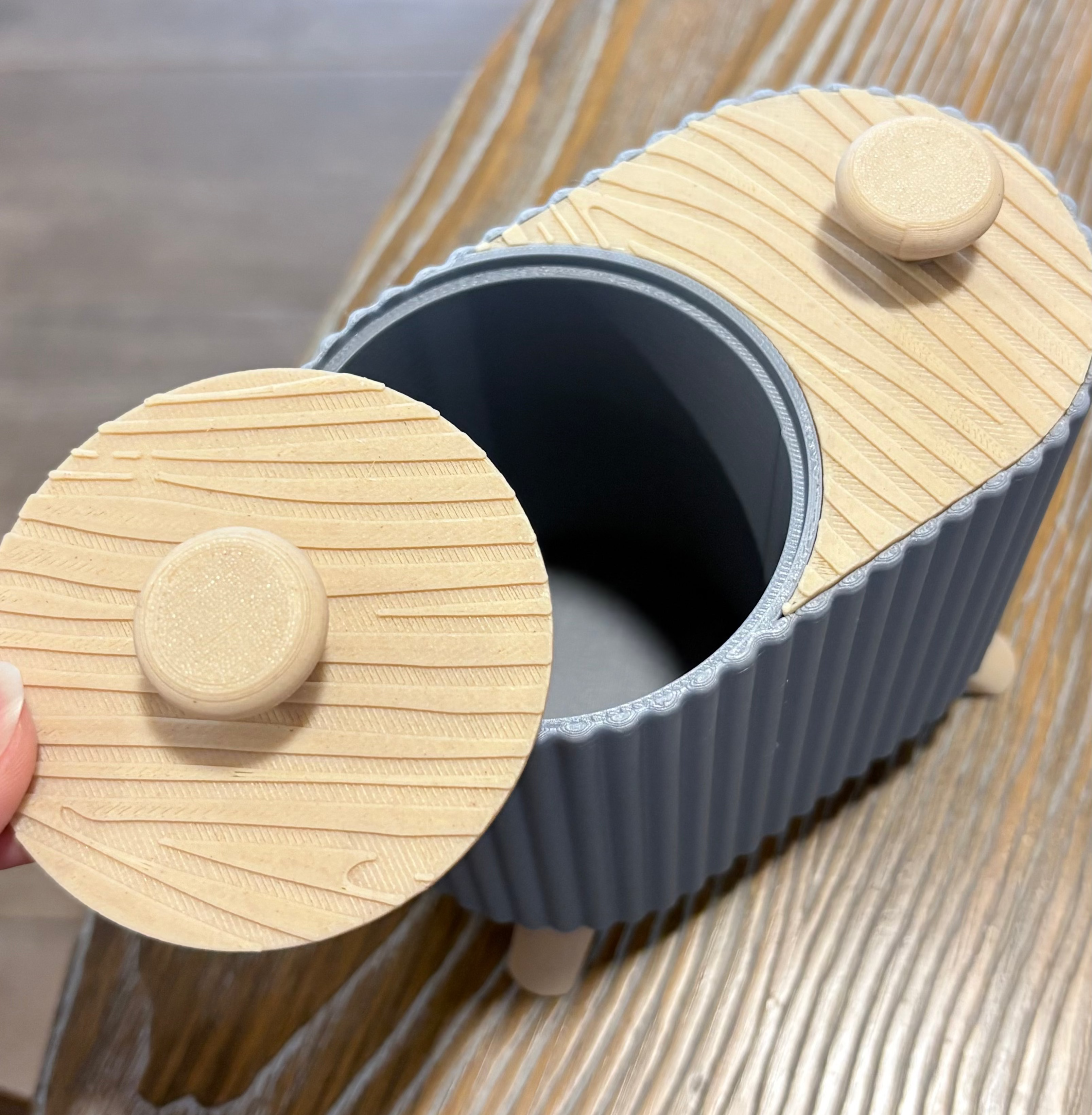 Bathroom Organizer for Cotton Pads & Swabs - Customisable