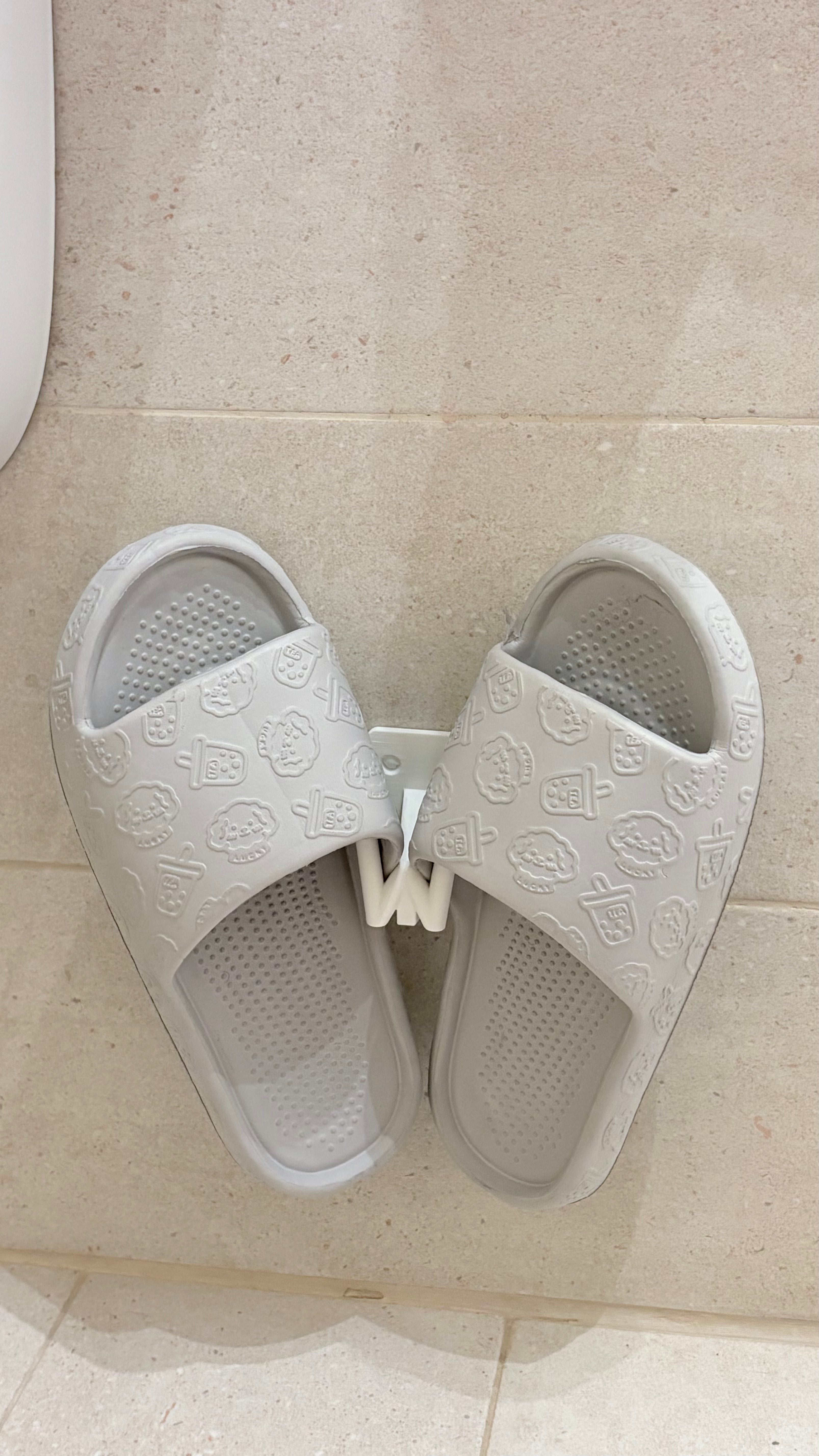 Wall Mounted Slipper Holder