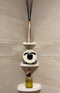 Bathroom Corner Shelves x3