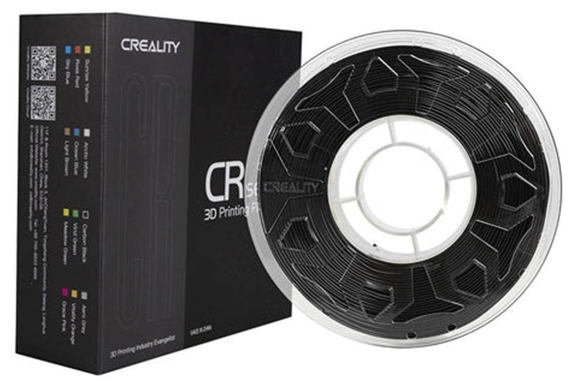 Creality CR-TPU Black Filament - 1.75 mm 1KG - 3D Printer Filament 1KG Spool 3D Printing Materials