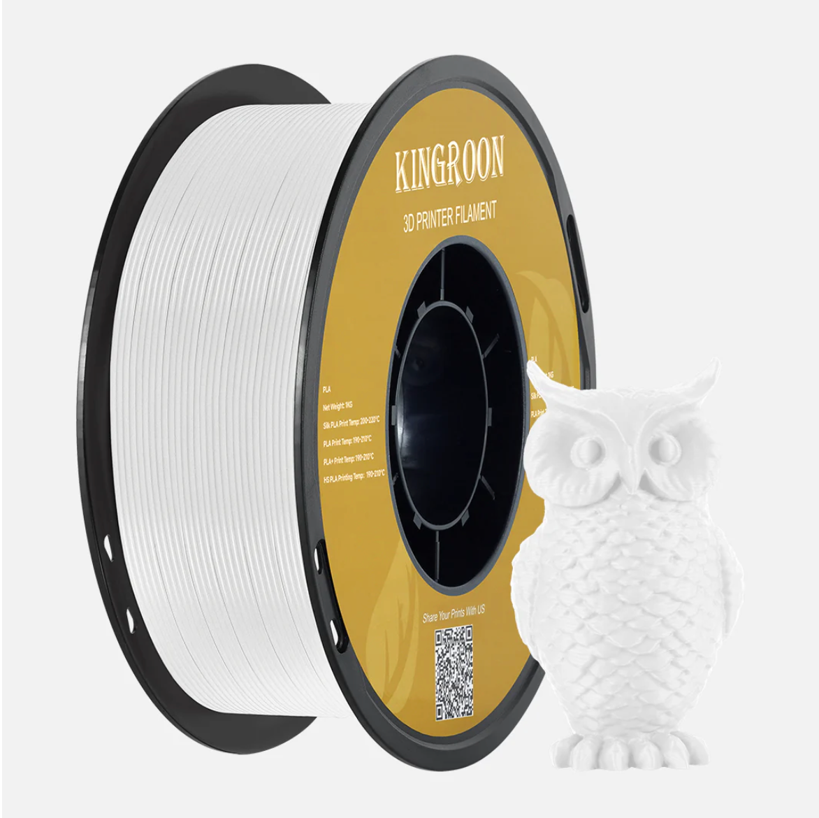 Kingroon PLA Multi Colours - 1.75 mm 1KG - 3D Printer Filament 1KG Spool 3D Printing Materials