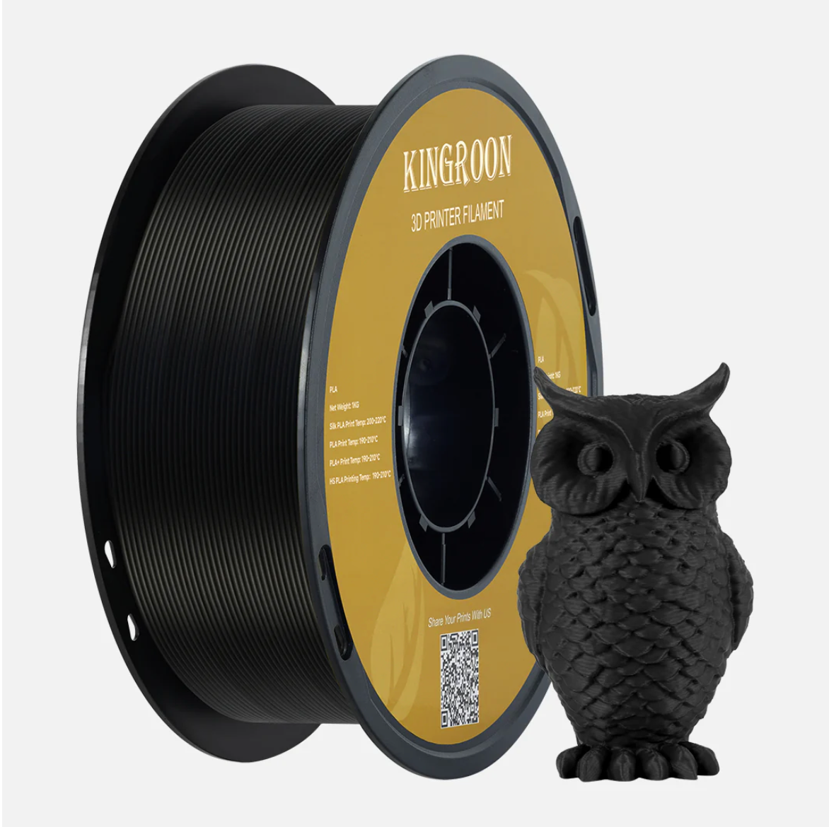 Kingroon PLA Multi Colours - 1.75 mm 1KG - 3D Printer Filament 1KG Spool 3D Printing Materials