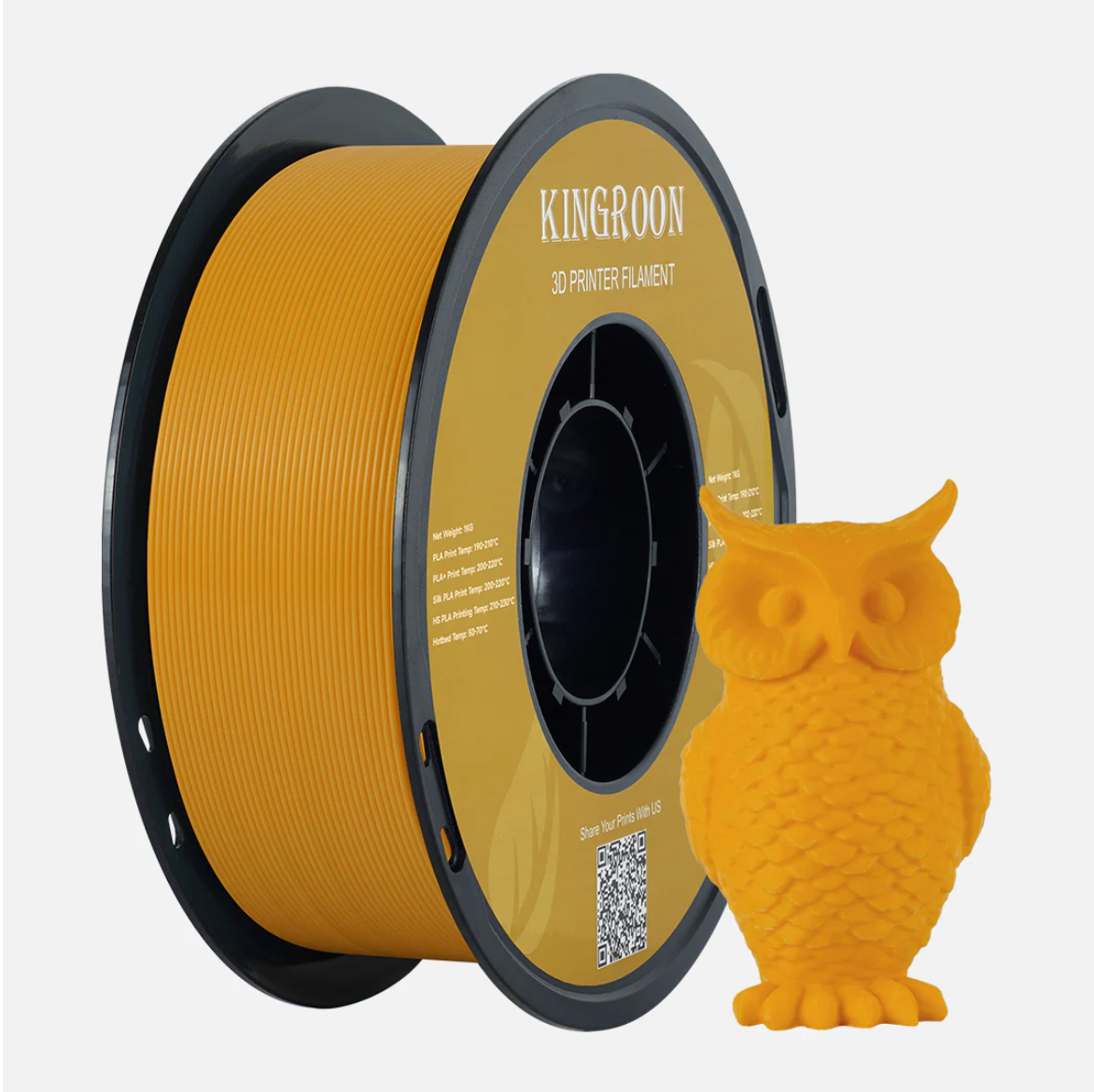 Kingroon PLA Multi Colours - 1.75 mm 1KG - 3D Printer Filament 1KG Spool 3D Printing Materials