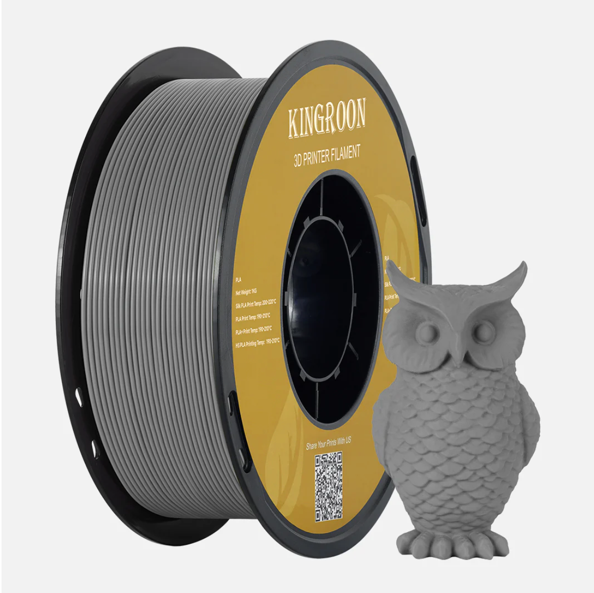 Kingroon PLA Multi Colours - 1.75 mm 1KG - 3D Printer Filament 1KG Spool 3D Printing Materials