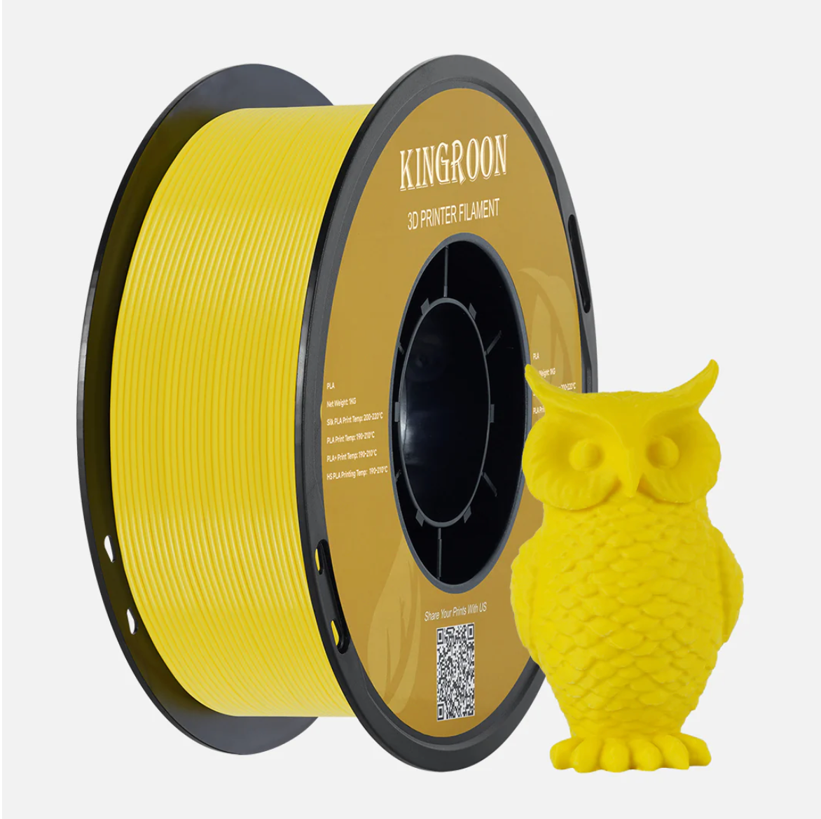 Kingroon PLA Multi Colours - 1.75 mm 1KG - 3D Printer Filament 1KG Spool 3D Printing Materials