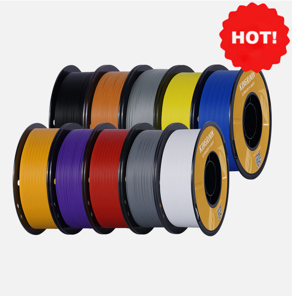 Kingroon PLA Multi Colours - 1.75 mm 1KG - 3D Printer Filament 1KG Spool 3D Printing Materials