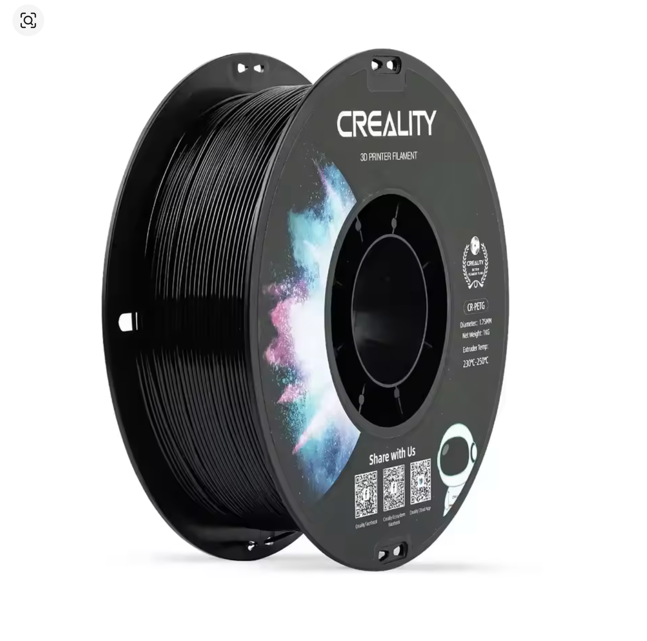 Creality CR-PETG Filament - 1.75 mm 1KG - 3D Printer Filament 1KG Spool 3D Printing Materials