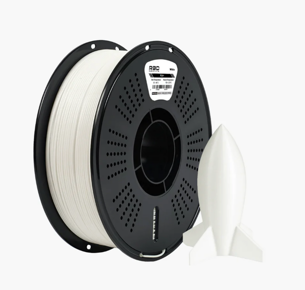 R3d PLA+ White - Black  Filament - 1.75 mm 1KG - 3D Printer Filament 1KG Spool 3D Printing Materials