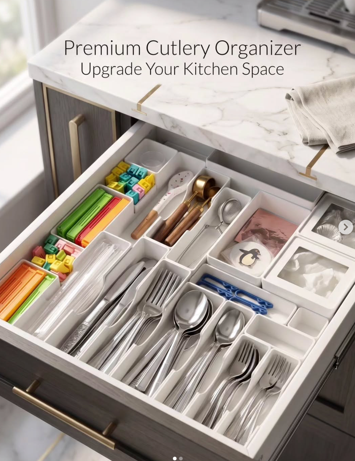 Grid finity Customised Cutlery Organiser
