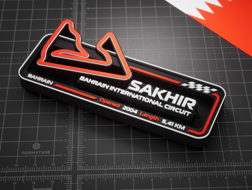 Bahrain Circuit 3D souvenir