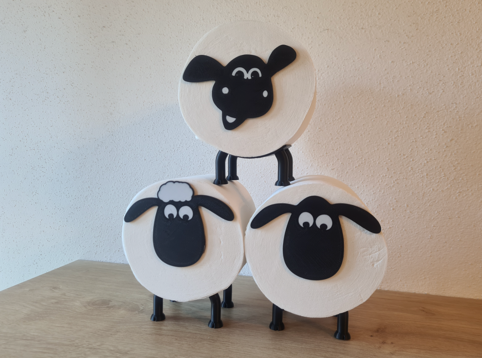 Shaun the Sheep Toilet roll holder each