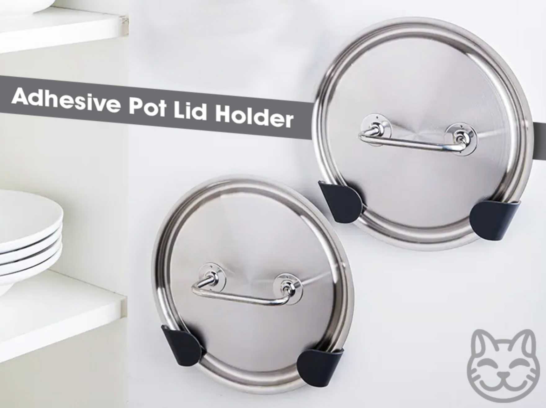 3D printed Adhesive Pan Lid Holder