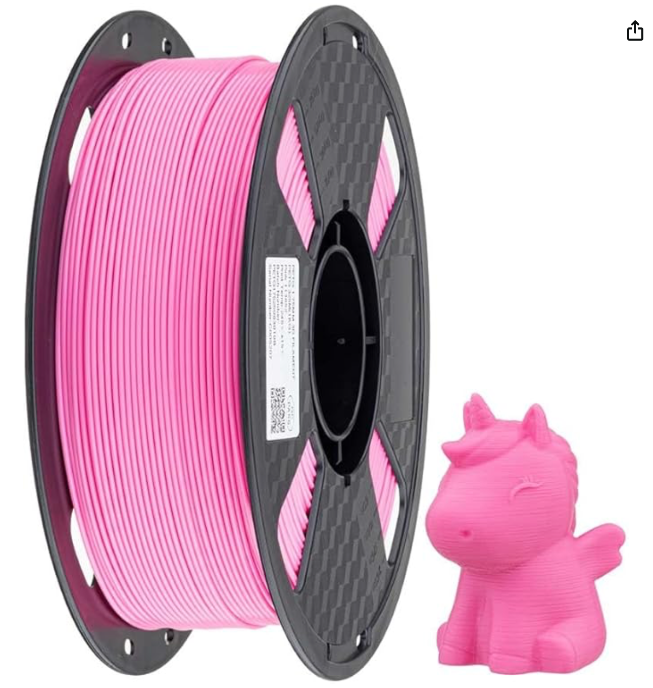 CC3D Standard PETG Filament Pink - 1kg 1.75mm FDM 3D Printer Filament