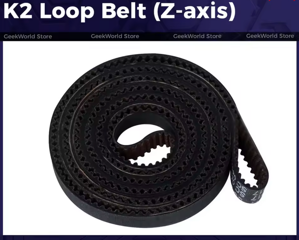 Official Creality K2 Loop Belt (Z-axis)_W6×L976 Z-axis Loop Belt for K2 3d Printer Parts