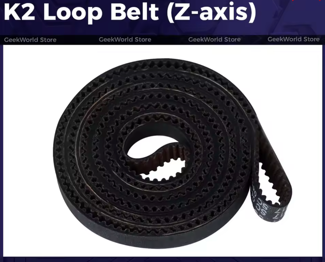 Official Creality K2 Loop Belt (Z-axis)_W6×L976 Z-axis Loop Belt for K2 3d Printer Parts