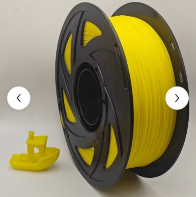 Yellow PLA+ - 1.75mm, 1kg Spool 0.02mm PLA+