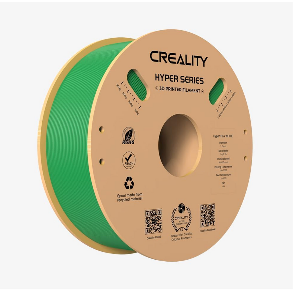 Creality Hyper PLA Filament 1.75mm, High Speed PLA 30-600mm/s